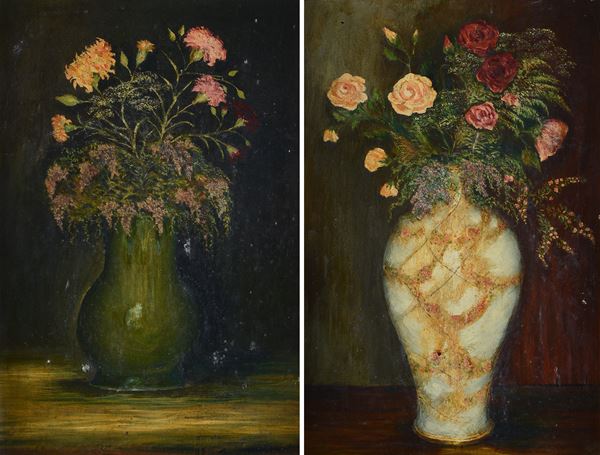 Pair of paintings