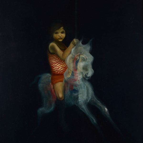 Alessandro Kokocinski - Little girl on the carousel