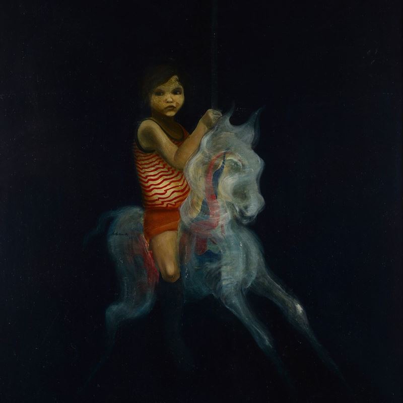 Alessandro Kokocinski - Bambina sulla Giostra