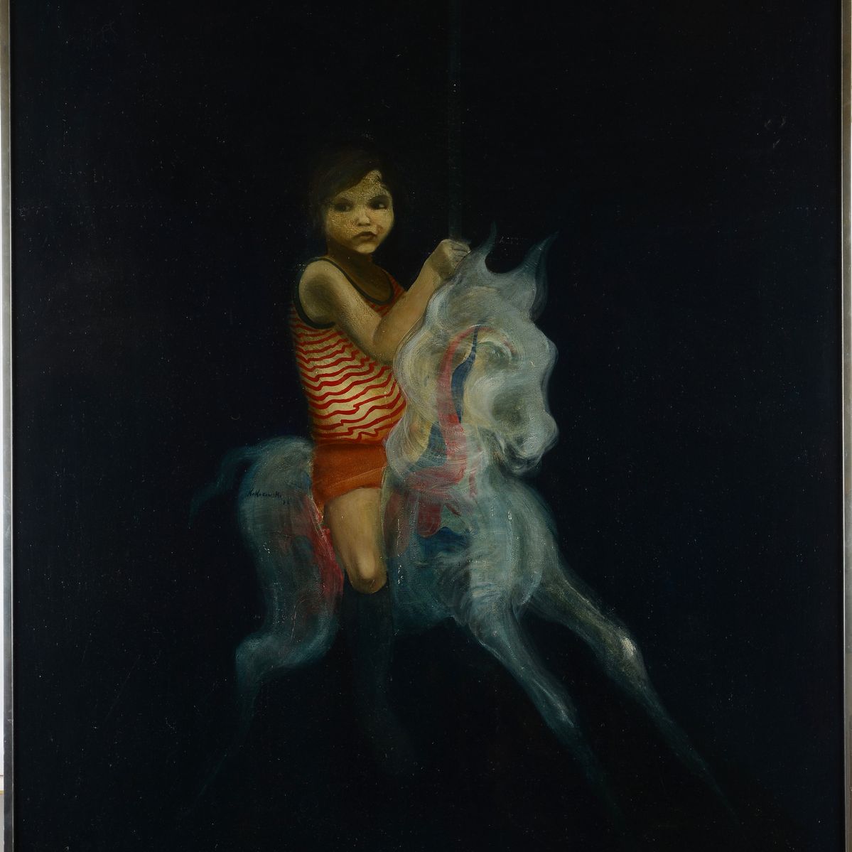 Alessandro Kokocinski - Bambina sulla Giostra