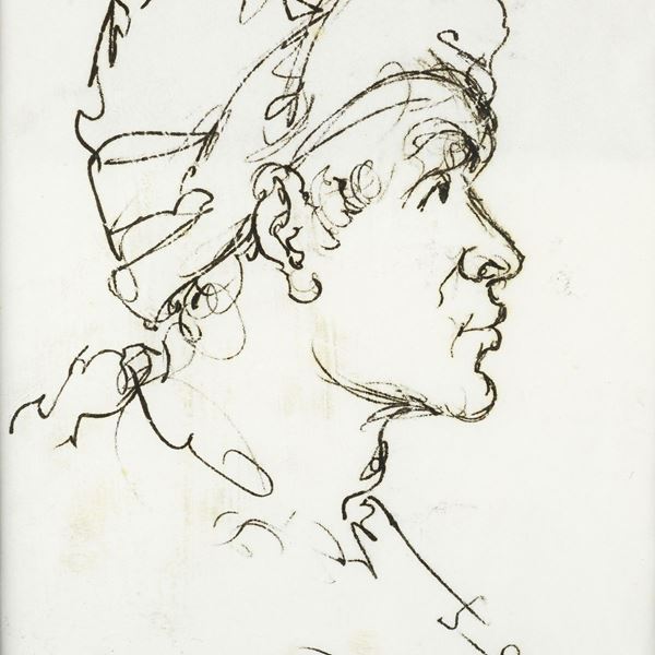 Corrado Cagli - Profile of man