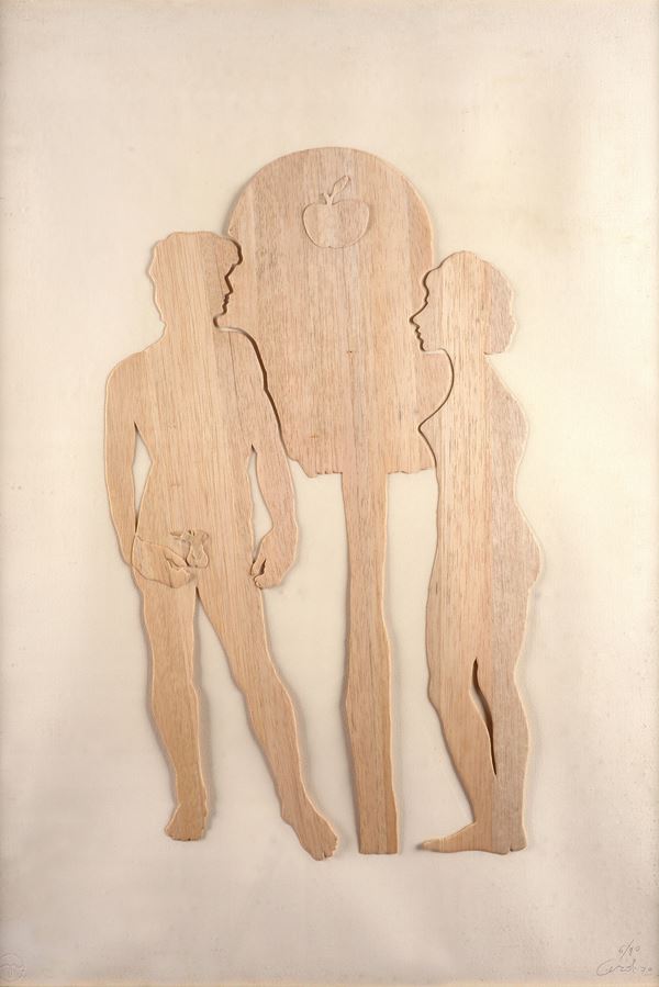Mario Ceroli - Adam and Eve