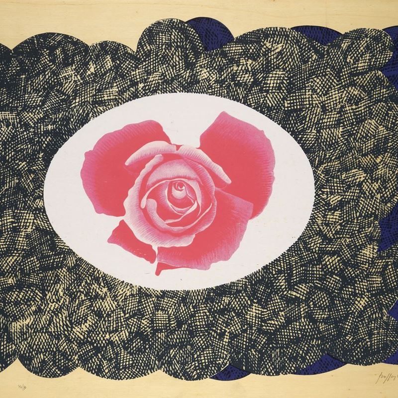 Concetto Pozzati - Rosa