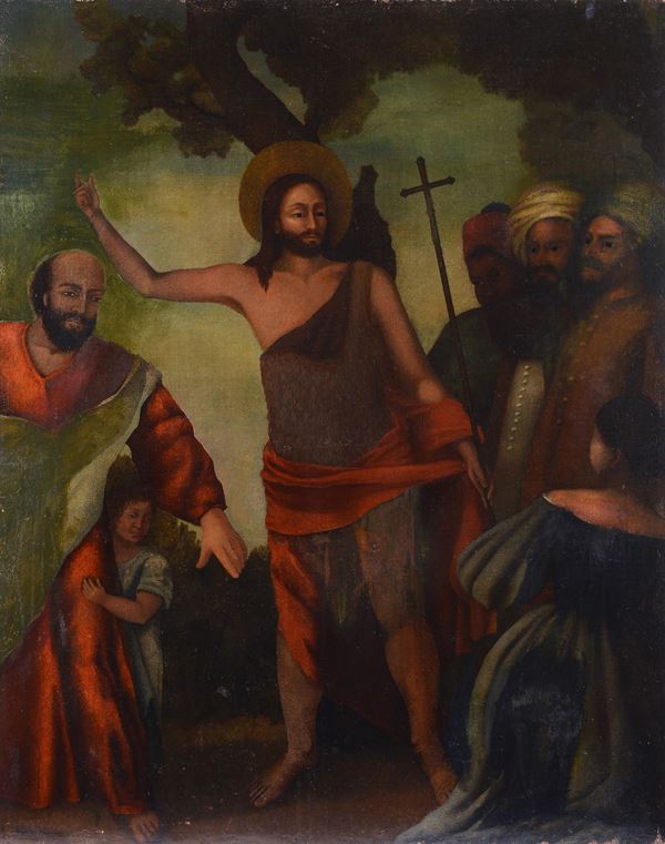 Anonimo, XVIII sec. - Gesù con apostoli