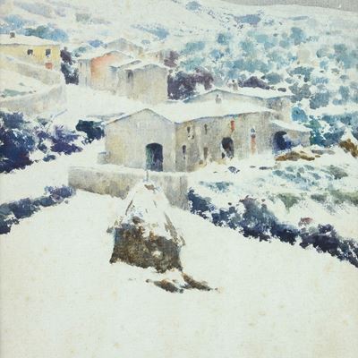 Nevicata a Castelnuovo della Misericordia