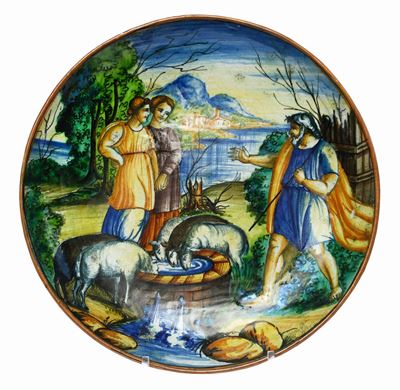 Coppa in Maiolica
