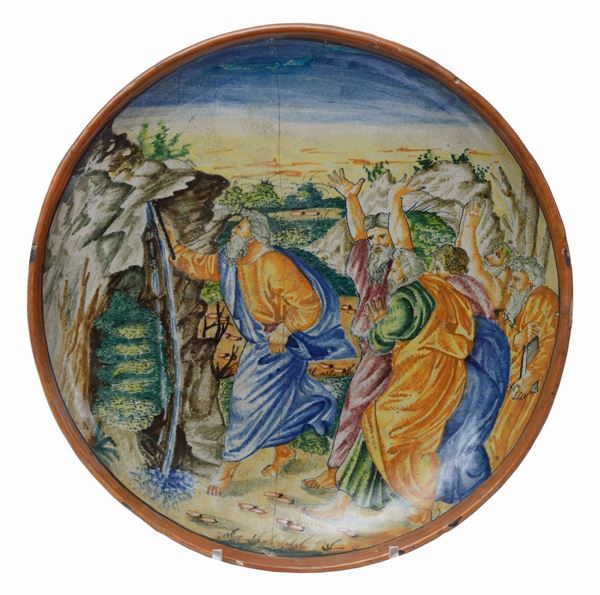 Piatto in maiolica