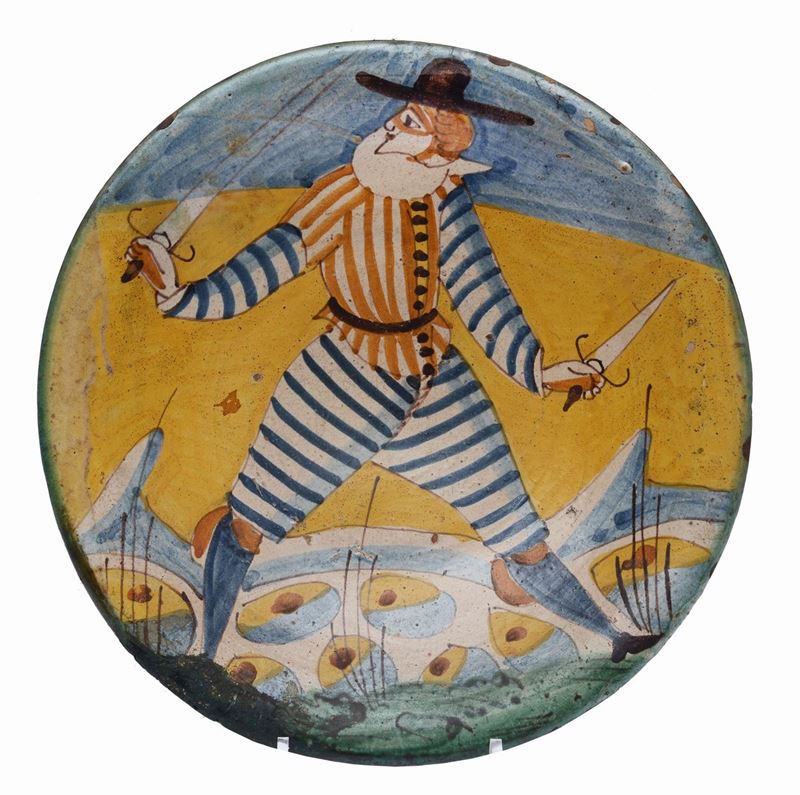 Piatto in Maiolica