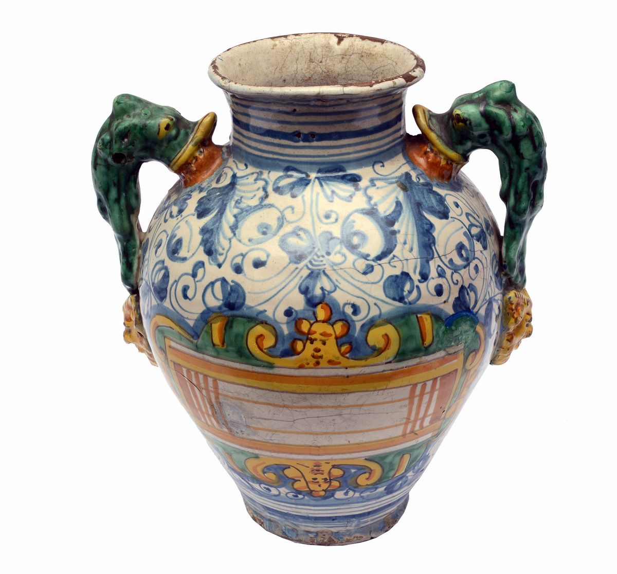 Orcio da Farmacia in Maiolica