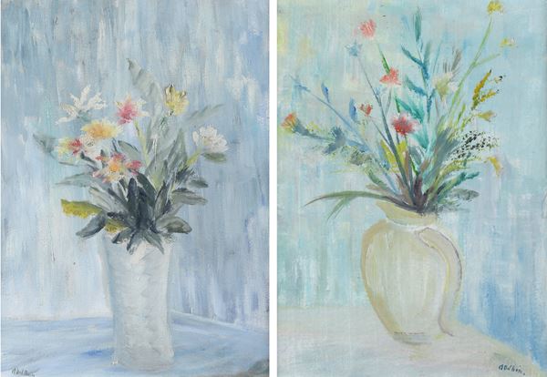 Angelo Del Bon - Pair of paintings