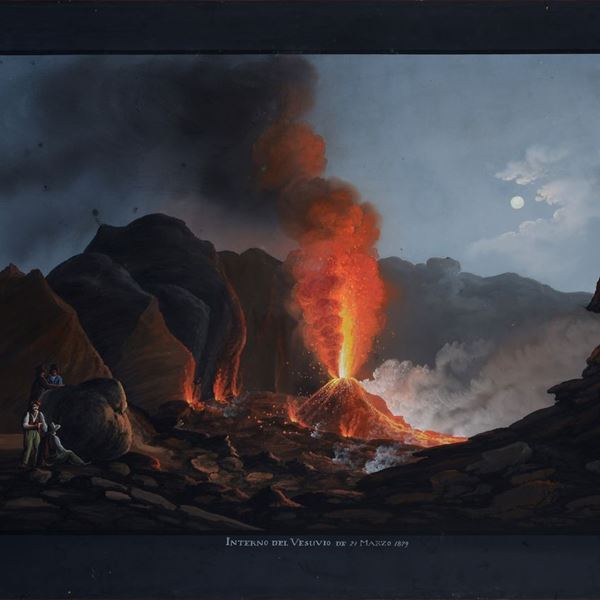 Giacinto Gigante - Interior of Vesuvius