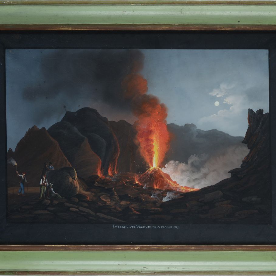 Giacinto Gigante - Interno del Vesuvio