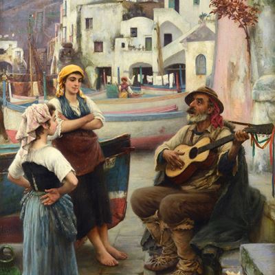 Suonatore a Capri