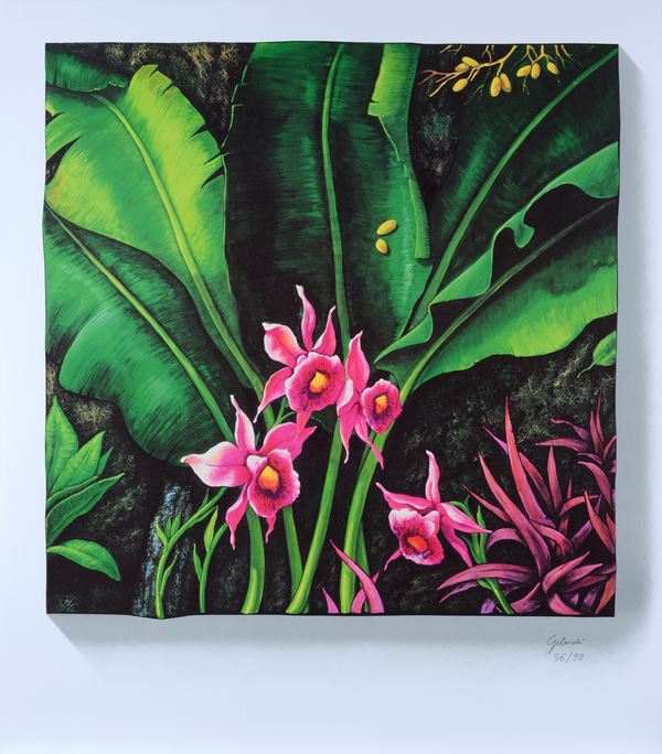 Piero Gilardi : Senza titolo  - Litografia - Asta GRAFICA ED EDIZIONI - Galleria Pananti Casa d'Aste