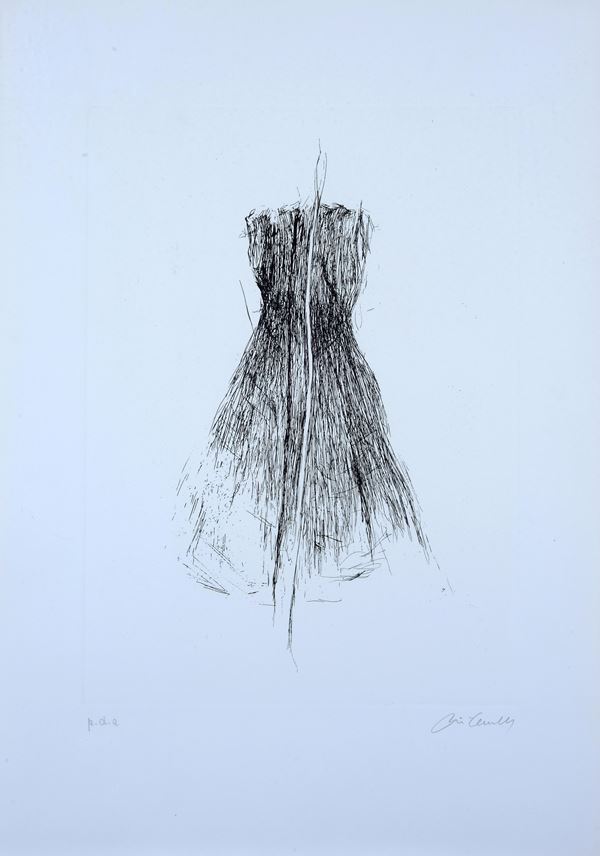 Piero Pizzi Cannella : Suit  - Etching - Auction GRAPHICS, AND EDITIONS - Galleria Pananti Casa d'Aste