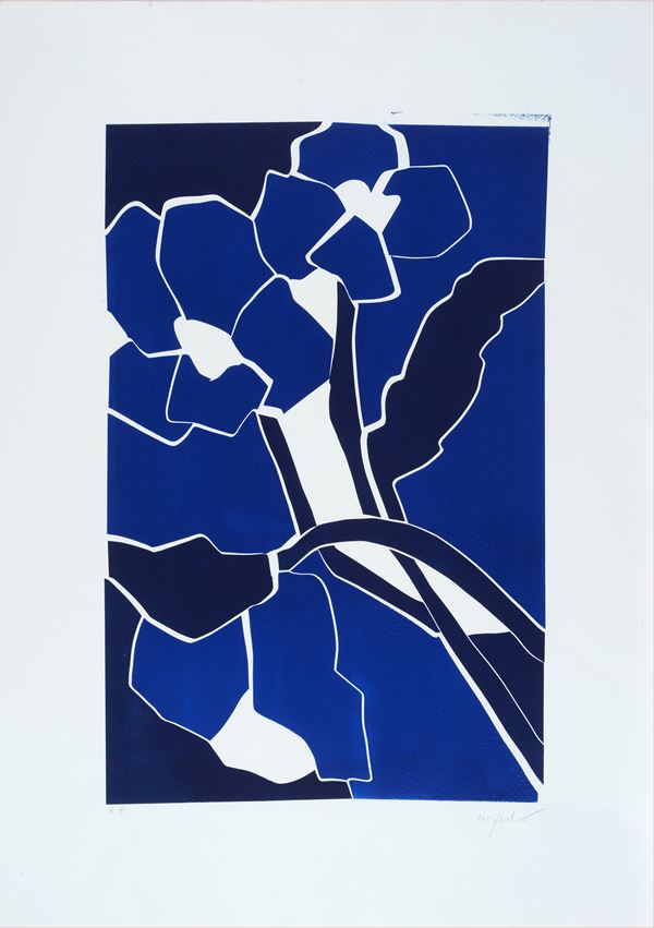 Ugo Nespolo : Senza titolo  - Litografia - Asta GRAFICA ED EDIZIONI - Galleria Pananti Casa d'Aste