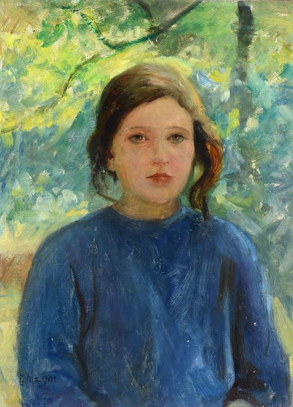 Fausto Magni - Portrait of a little girl