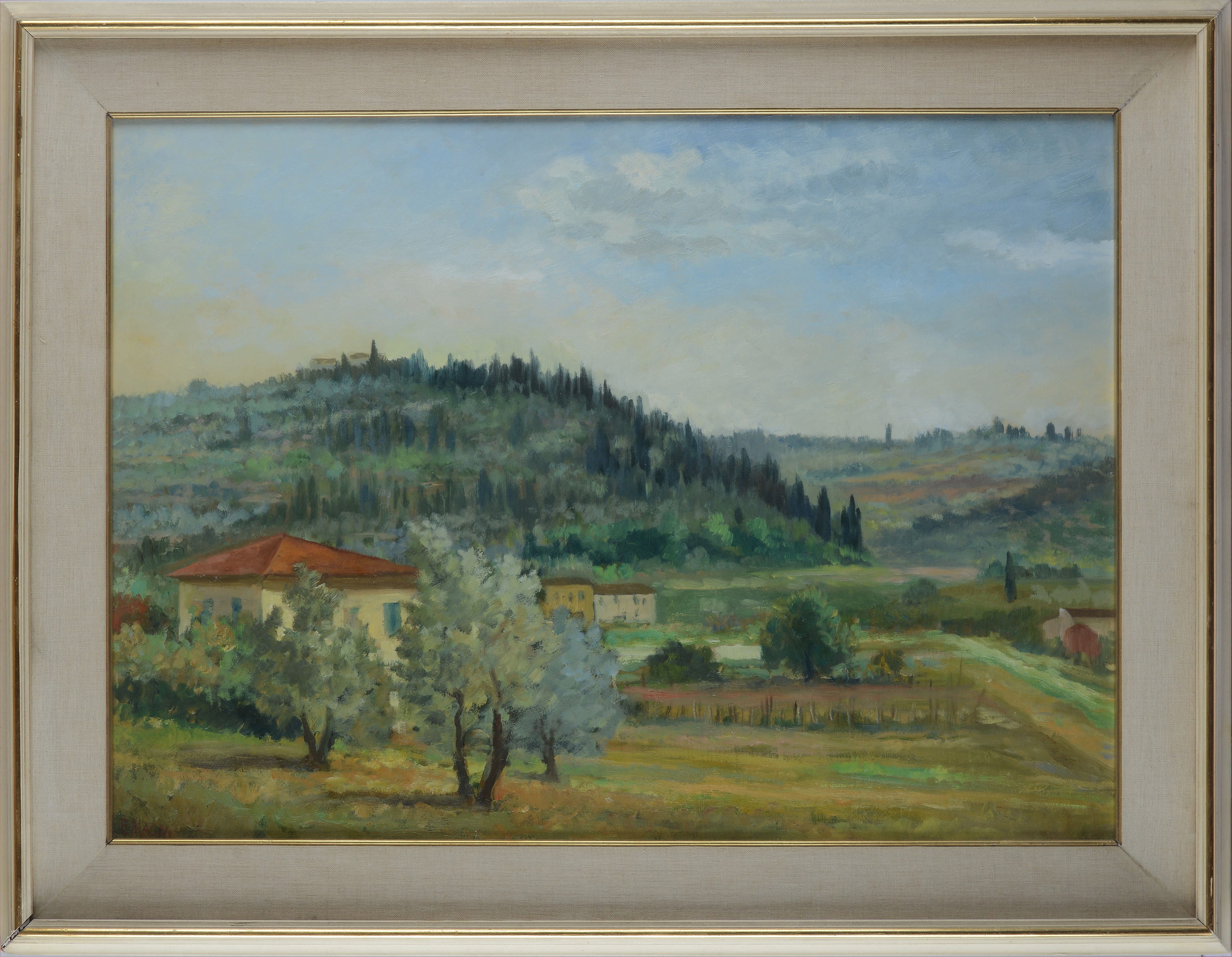 Fausto Magni - Paesaggio con Ulivi