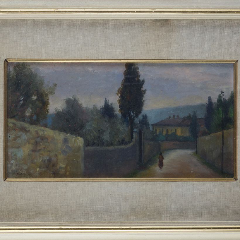 Fausto Magni - Strada con Figure