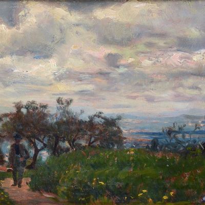 Paesaggio con Mulattiera
