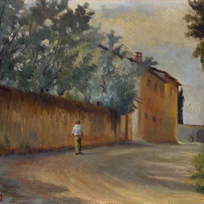 Fausto Magni - Strada con Figura