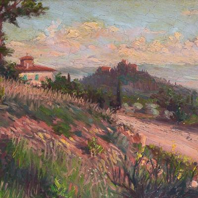 Paesaggio con Casa