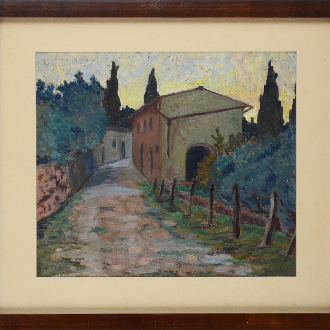 Ferdinando Paolieri - Strada con Case