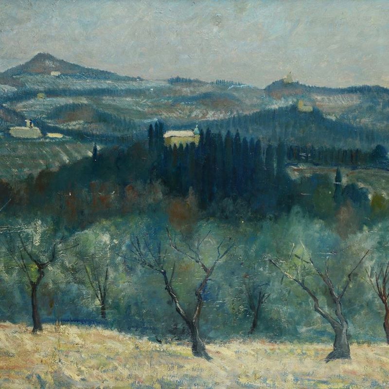 Anonimo, XIX Sec. - Cacciatori in Padule
