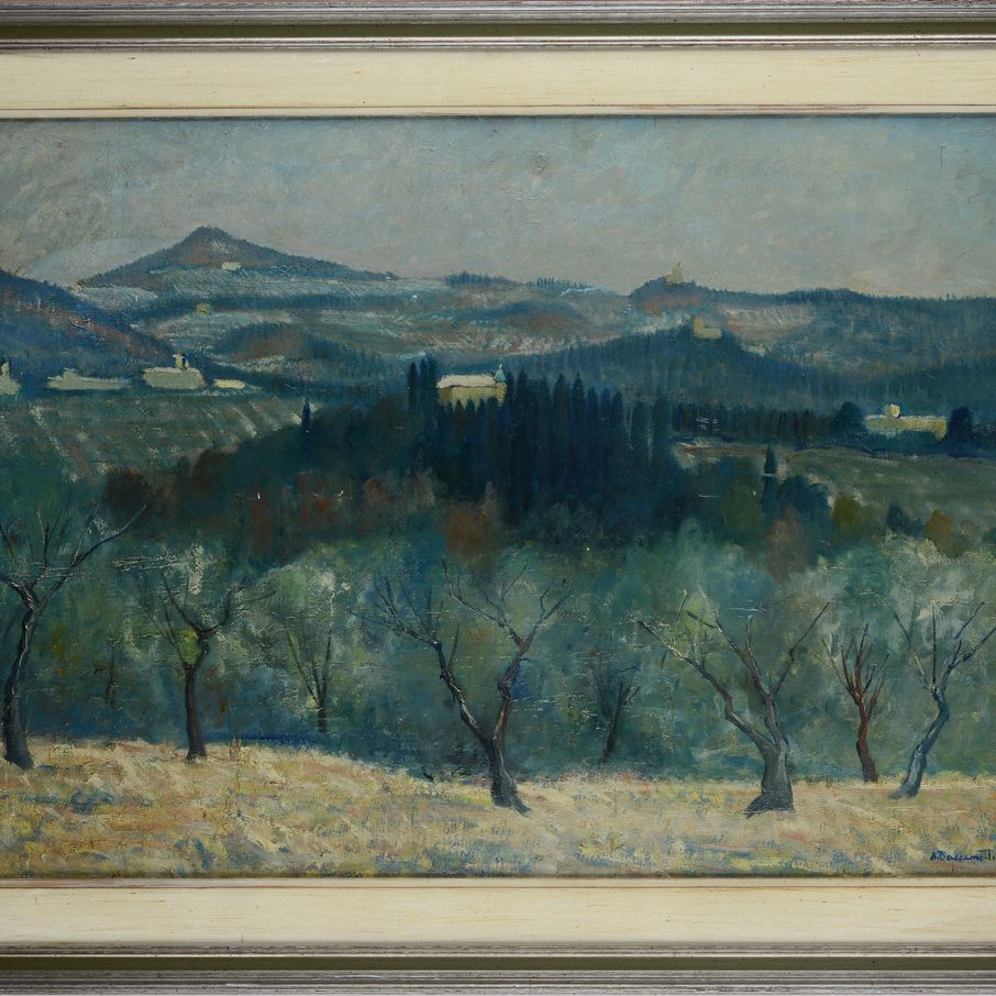 Anonimo, XIX Sec. - Cacciatori in Padule