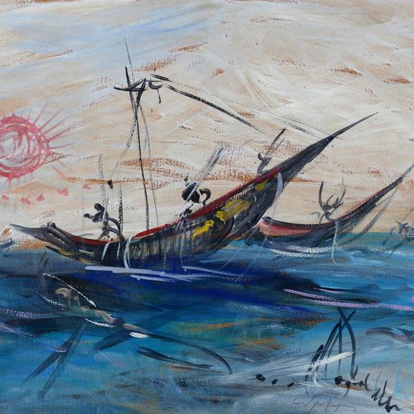 Luigi Spazzapan - boats