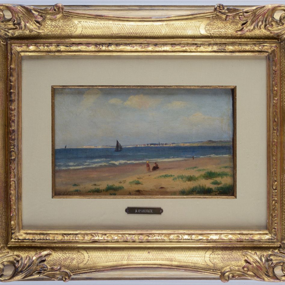 Alfredo D' Andrade - Sulla Spiaggia