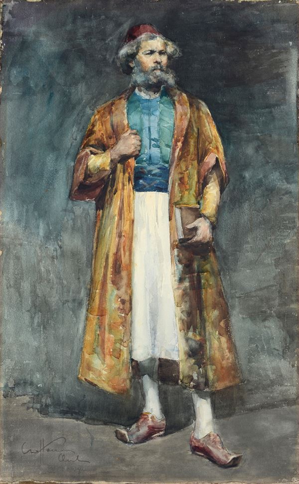 Aurelio Craffonara - Ritratto di arabo