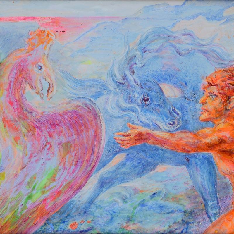 Aligi Sassu - Le Fatiche di Ercole