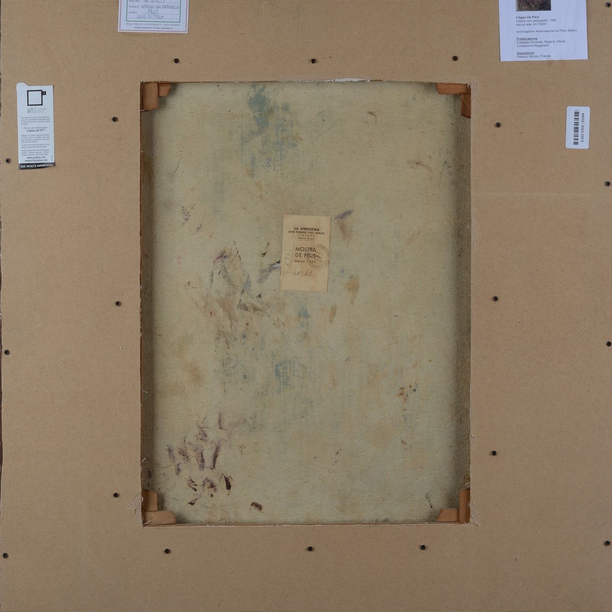 Filippo De Pisis - Interno con Pappagallo
