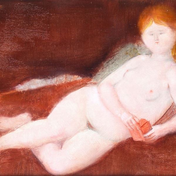 Antonio Bueno - Nude with little book