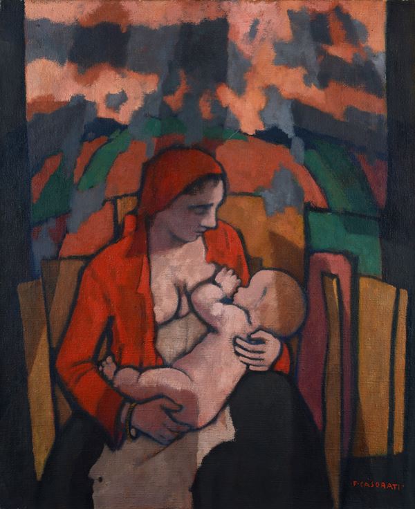 Felice Casorati - Maternity