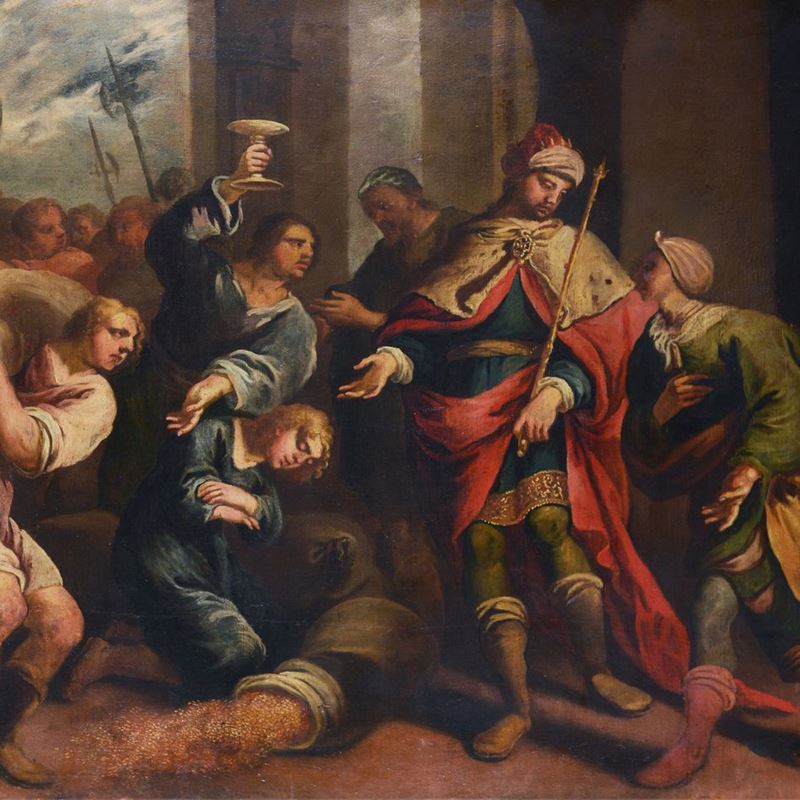 Scuola Italia Settentrionale, XVIII Sec. - Scena Biblica