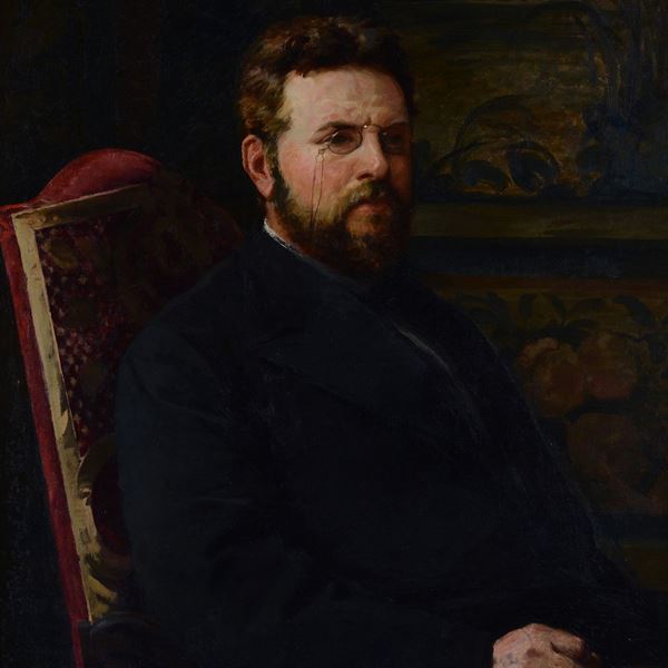 Scuola Francese, XIX sec. - Portrait of Georges Bizet (?)