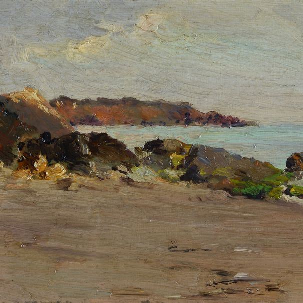 Riccardo Pollastrini - Marina con Scogliera