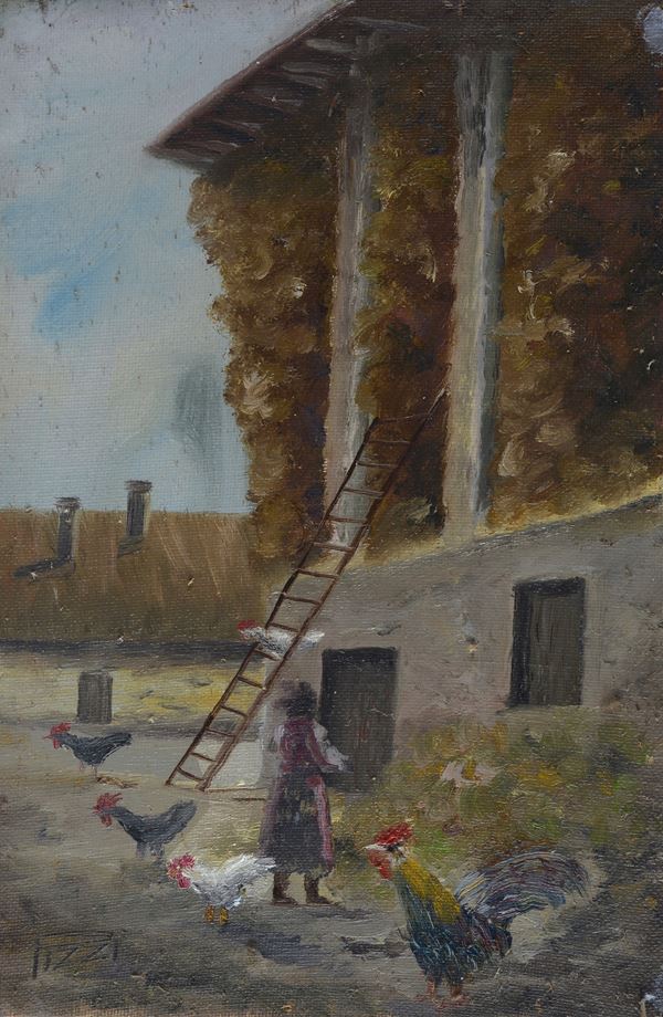 Anonimo, XX sec. - Rustic scene