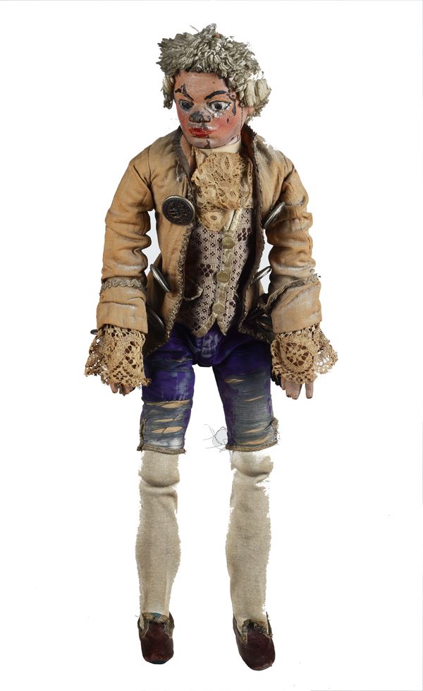 Pair of antique puppets
