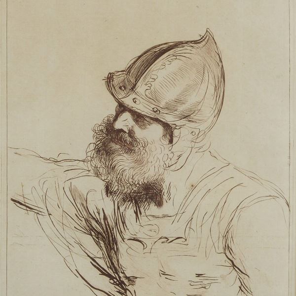 Scuola Italiana, fine XVIII - inizio XIX sec. - Armigero