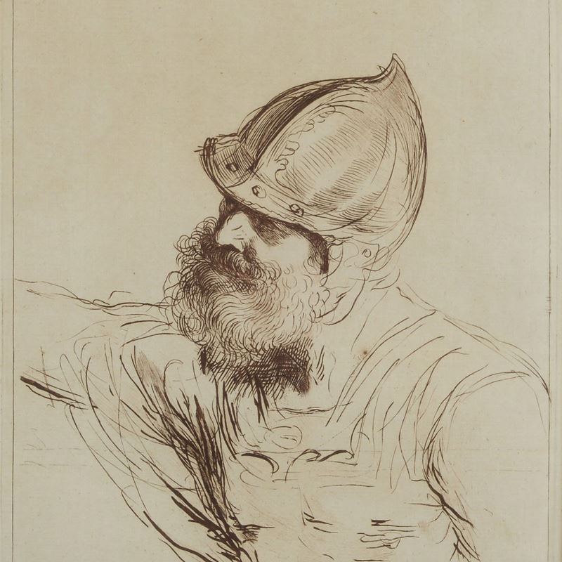 Scuola Italiana, Fine XVIII - Inizio XIX Sec. - Armigero