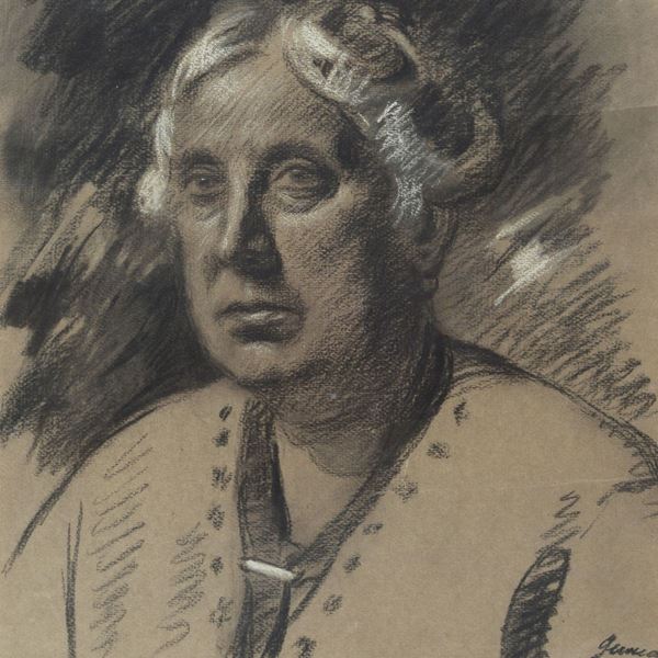 Mario Zuccoli - Ritratto di anziana signora