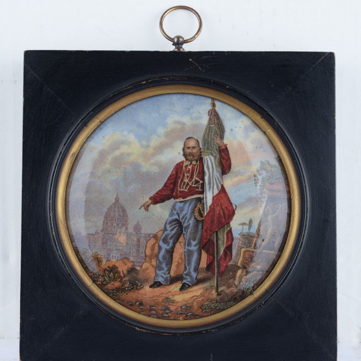 Scuola Italiana, XIX Sec. - Giuseppe Garibaldi a Roma