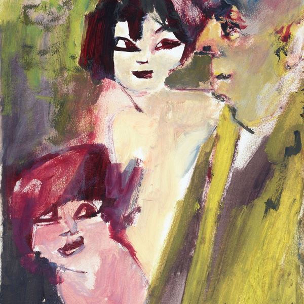 Mino Maccari - Three figures