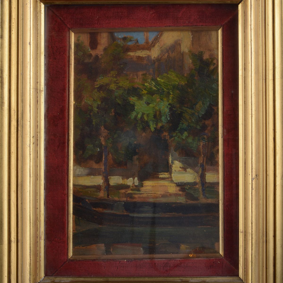 Pietro Fragiacomo - Venezia, Scorcio di Canale in Laguna