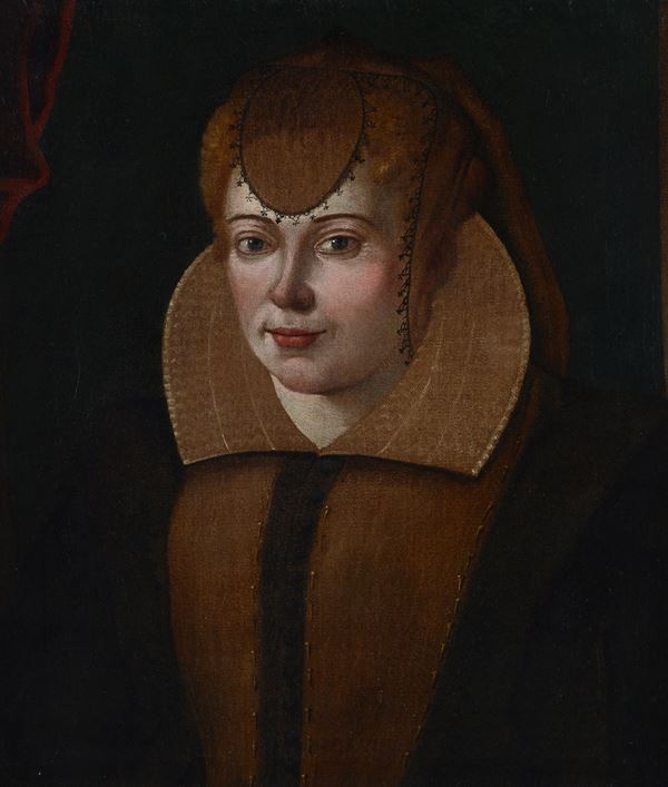 Anonimo, XVII sec. - Female portrait