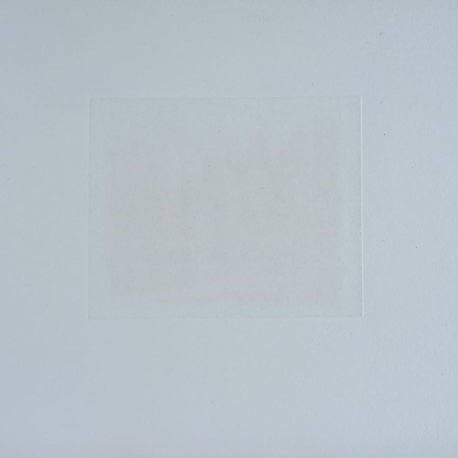 Giorgio Morandi - Campo di Tennis ai Giardini Margherita a Bologna (lastra Grande)