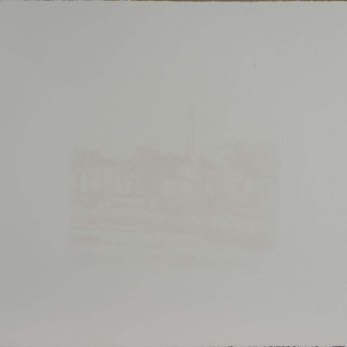 Giorgio Morandi - Paesaggio con la Ciminiera (sobborghi di Bologna)